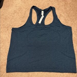 Lululemon Athletica Navy Racerback Tank Top size 12